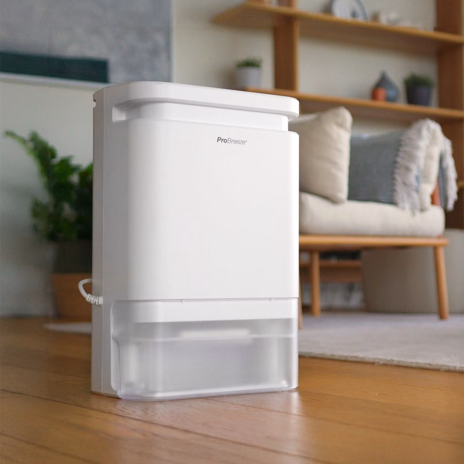 Pro Breeze 10L Desiccant Dehumidifier with Built-in Hygrostat and Timer, White – 2