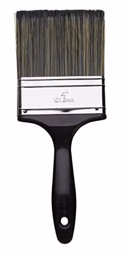 ProDec 100mm Black Shed and Fence Brush for Timber Treatments and Varnishes