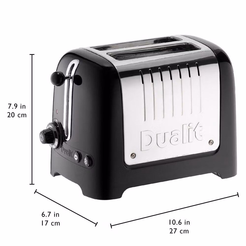 Dualit 2 Slot Lite Toaster in Black – 8