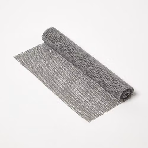 Homescapes Plain Non-Slip PVC Rubber Door Mat, W/D/H: 100 x 30 x 1 cm, Black, White or Grey – 1