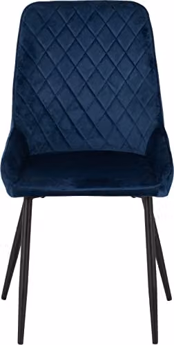 Seconique Avery Extending Dining Set with Concrete Effect Table and 4 Blue Chairs – 7