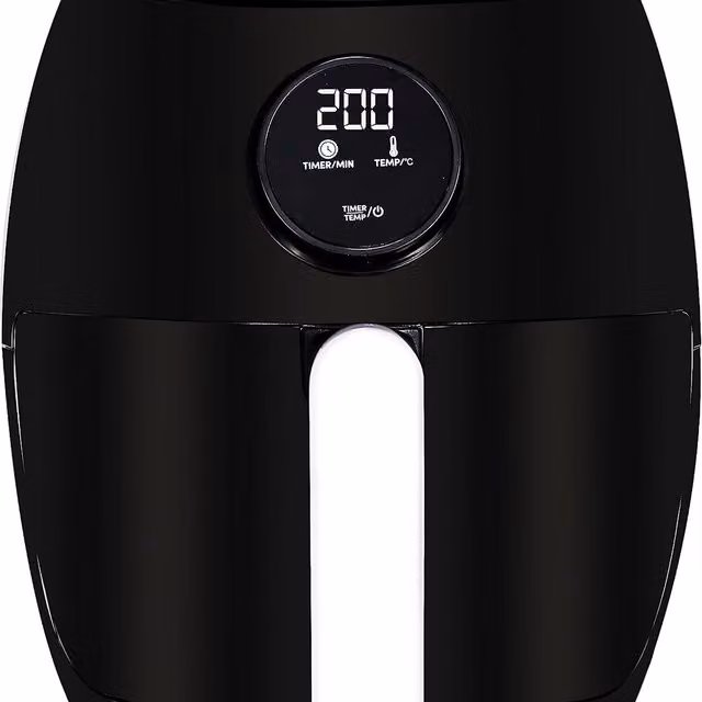 Belaco 2L Digital Air Fryer with Timer and Digital Display, Black