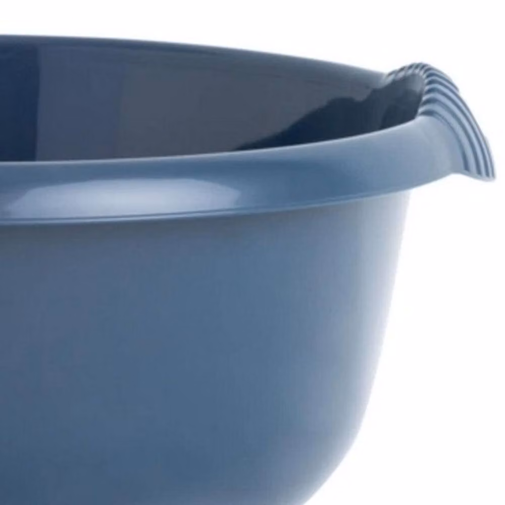 Casa Round Washing Up Bowl in Blue, Diameter: 36 cm – 2