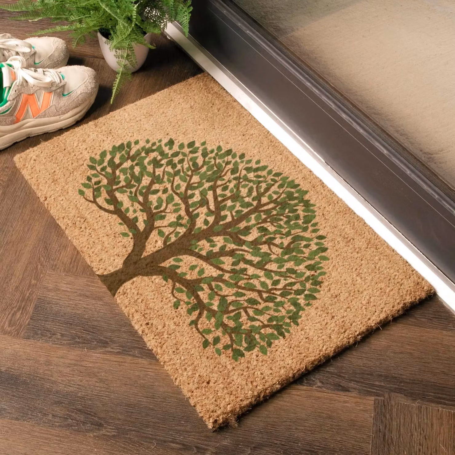 Artsy Mats Tree of Life Doormat in Brown, W/D: 60 x 40 cm – 2