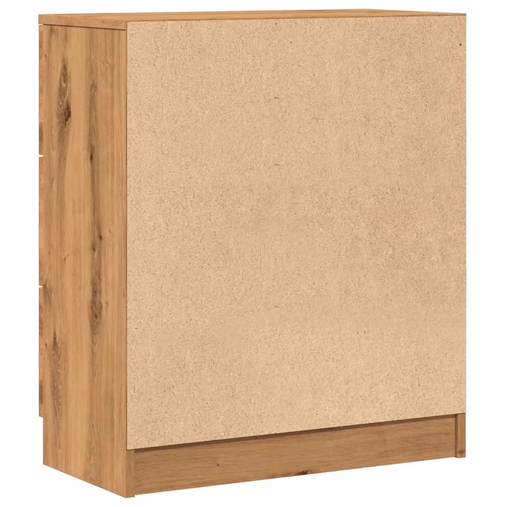 Berkfield Home Artisan Oak Sideboard in Brown, W/D/H: 60 x 30 x 70 cm – 4