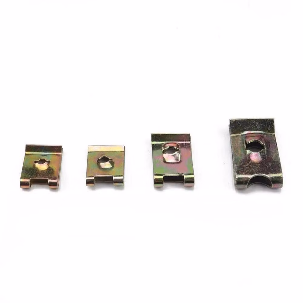 Kelvenix 110 Piece Zinc Plated U Nuts and U Clips Kit in Gold – 2