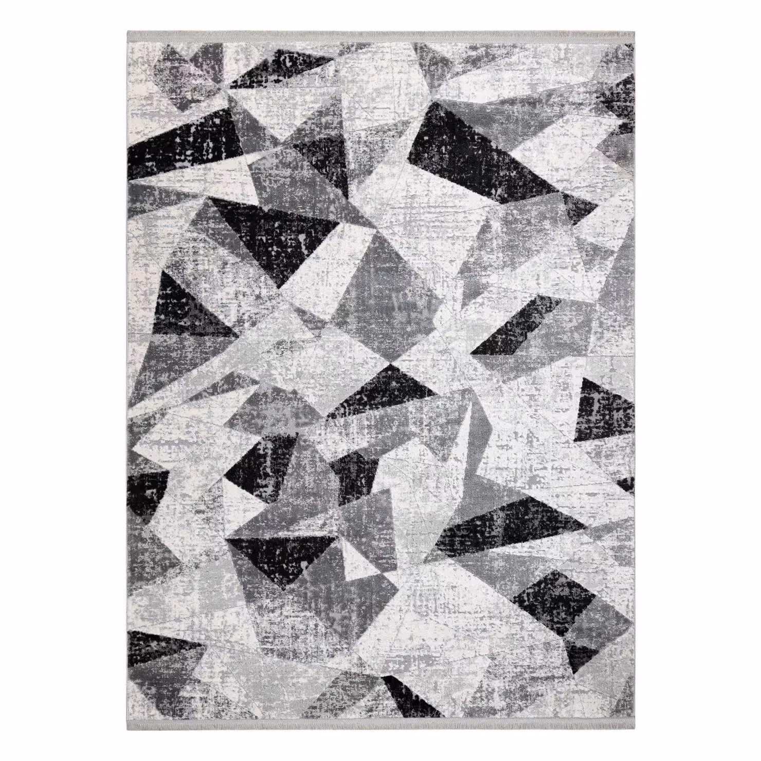RugsX Tuls Grey Geometric Modern Rug W: 160 cm, D: 220 cm – 2