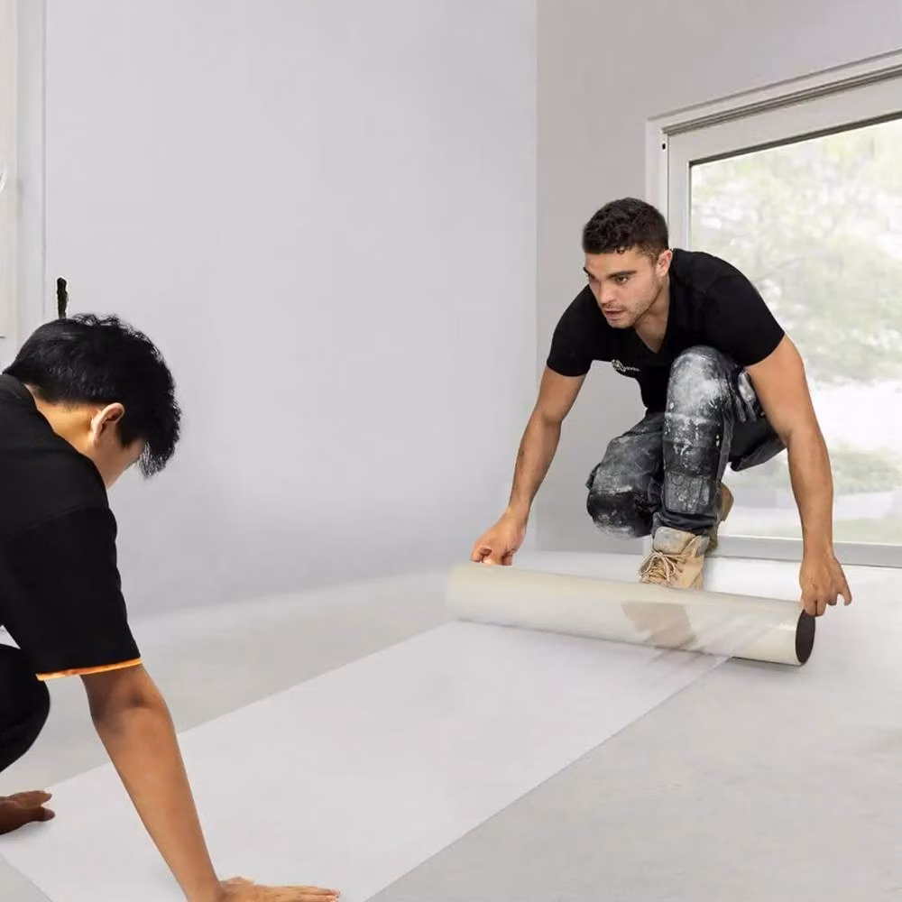 SPETLEK Self Adhesive Transparent Carpet Protection Film for Floor Dust Prevention, W/D: 120 x 100 cm – 3