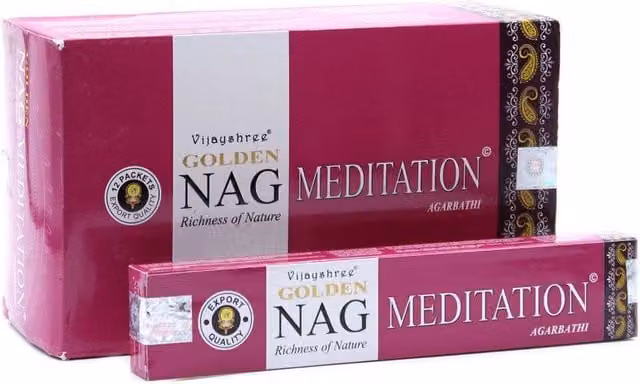 KDMD Golden Nag Meditation Incense Sticks, 15g, Pink – 1