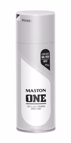 Maston Opaque Matt Spray Paint, Light Grey RAL7035, 400 ml