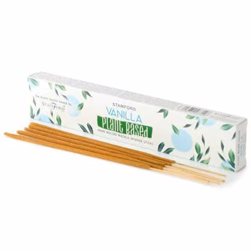 Puckator Stamford Premium Plant Based Masala Incense Sticks, Vanilla Scented, 15 Sticks