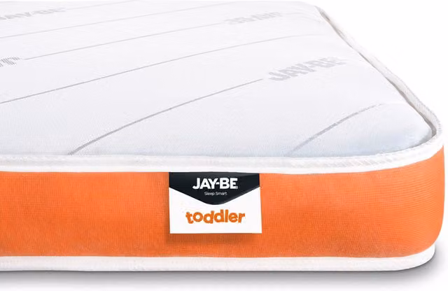 Jay-Be Toddler Pocket Spring Mattress in Orange