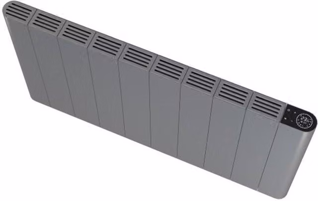 Clifton Anthracite Smart Horizontal 2000W Electric Infrared Radiator in Grey, H 50 cm x W 90.7 cm