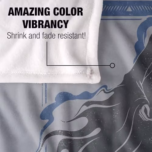 LOGOVISION Harry Potter The Azkaban Dementor Super Soft Fleece Throw Blanket, Multicolour, W: 127.0 cm, D: 152.4 cm – 3