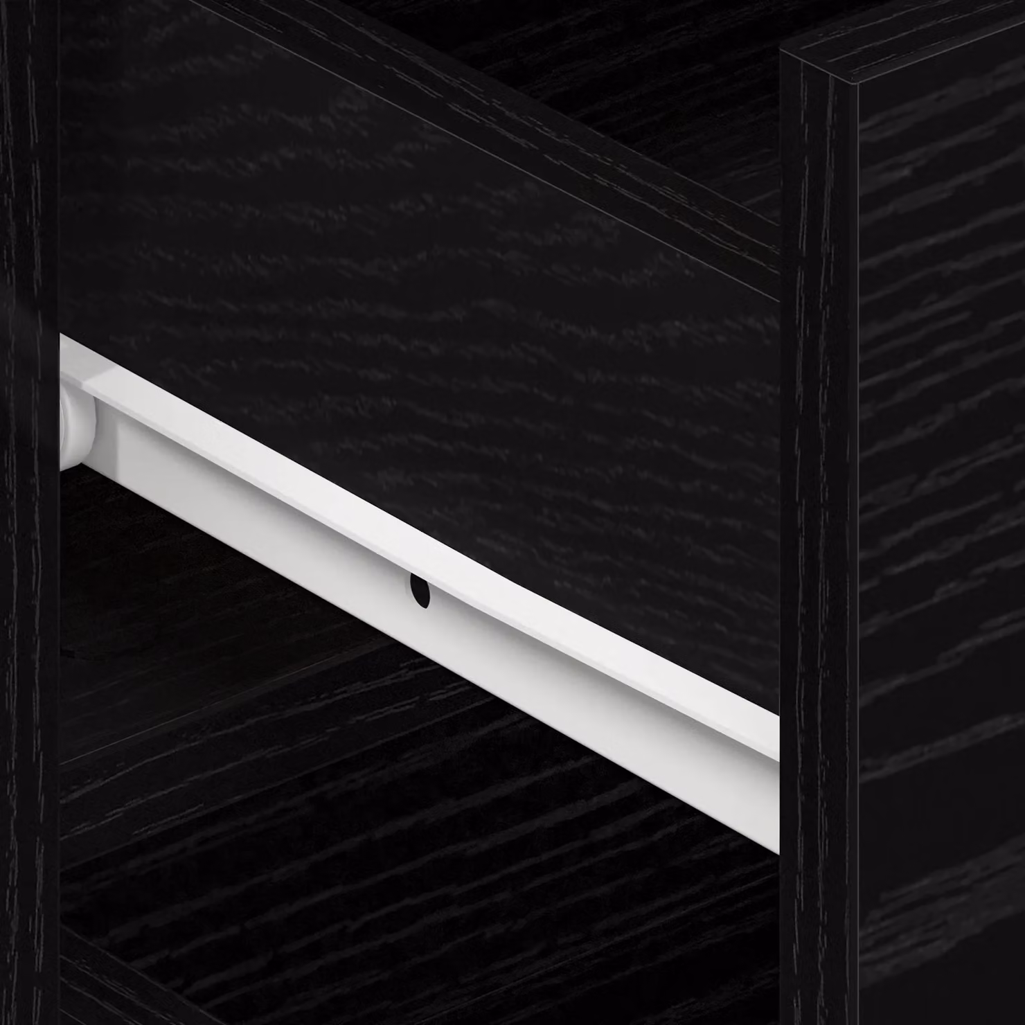 Berkfield Home Modern Sideboard in Black Oak and Anthracite, W/D/H: 120 x 36 x 69 cm – 4