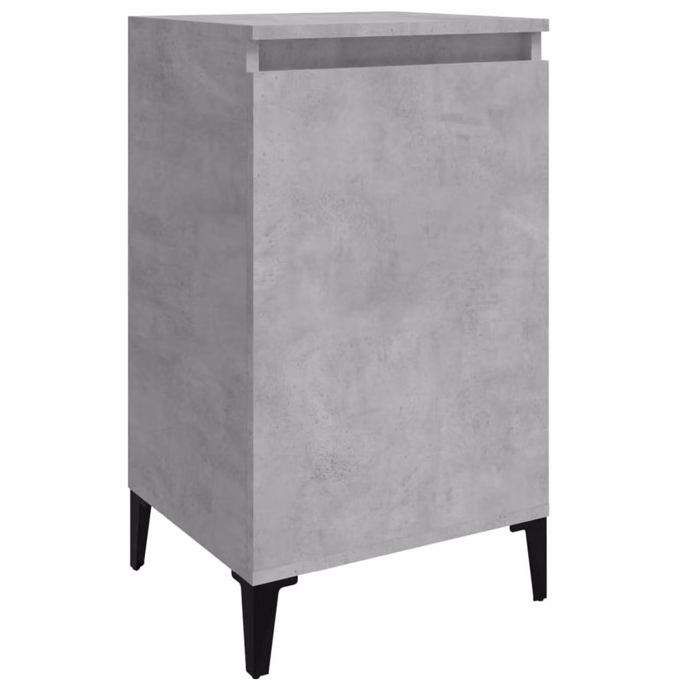 Berkfield Home Modern Bedside Cabinet in Concrete Grey, W/D/H: 40 x 35 x 70 cm – 2