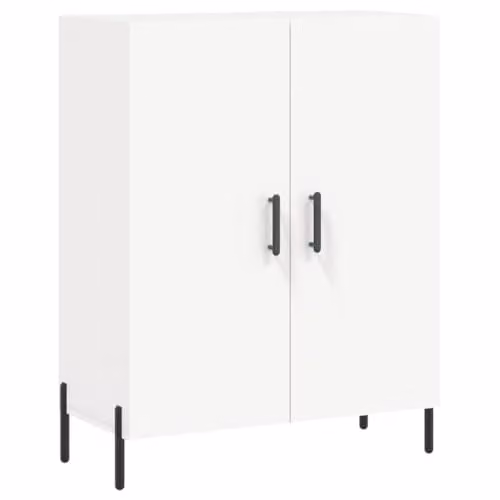 vidaXL Modern White Sideboard in Engineered Wood, W/D/H: 69.5 x 34 x 90 cm – 1