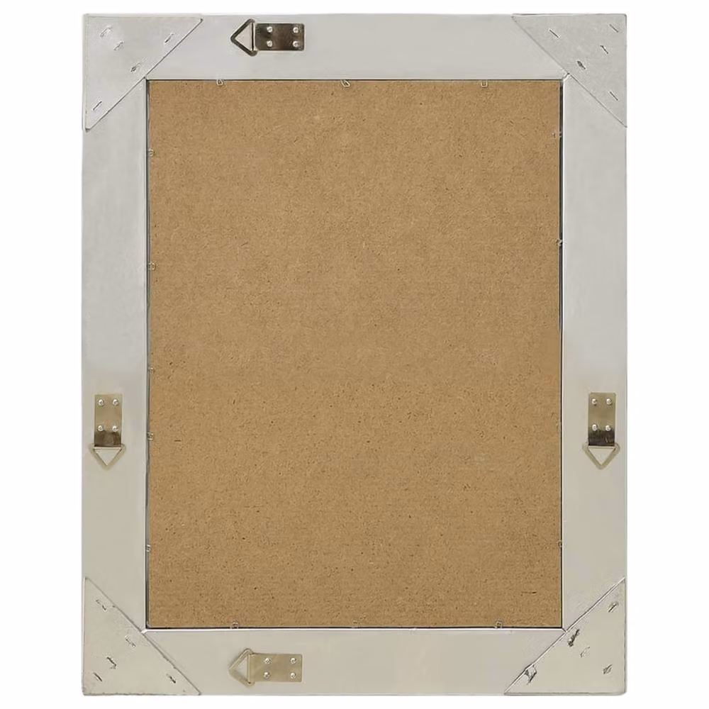 Berkfield Home Antique Baroque Style Rectangular Wall Mirror, Silver, W: 50 cm, H: 60 cm – 3