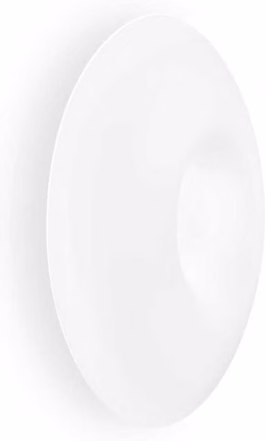Ideal Lux Glory 3 Light Round Glass Ceiling Flush Light in White
