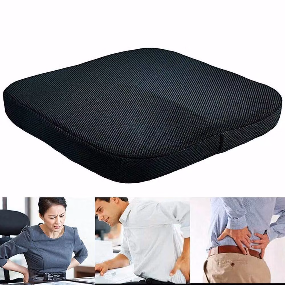 PAWNORA Contoured Memory Foam Seat Cushion for Adults in Black – 4