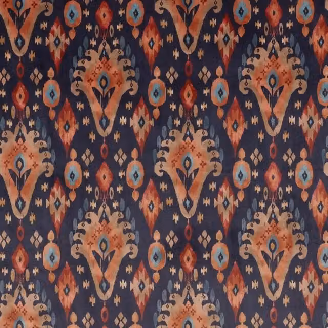 iLiv Kasbah Fabric Ink in Anthracite, Red and Multicolour