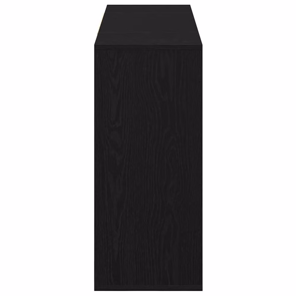 Berkfield Home Modern Sideboard with Shelf in Black Oak, W/D/H: 120 x 30 x 75 cm – 5