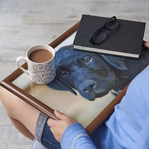 Creative Tops Labrador Printed Laptray, Multicolour, W: 44 cm, D: 34 cm – 2