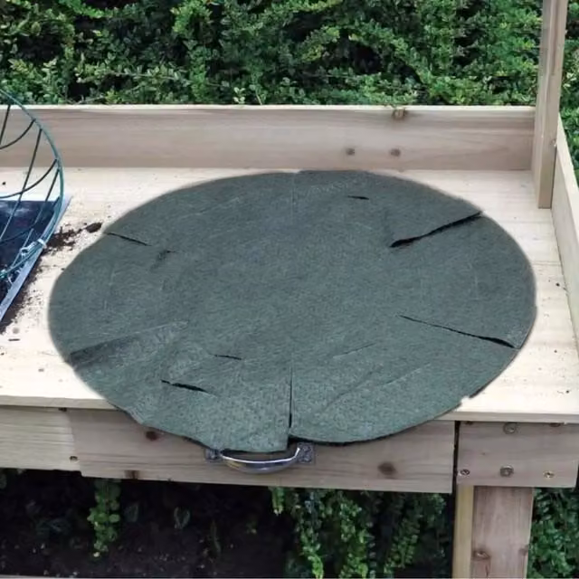 Garden Mile Green Coco Jute Liner for Hanging Flower Baskets