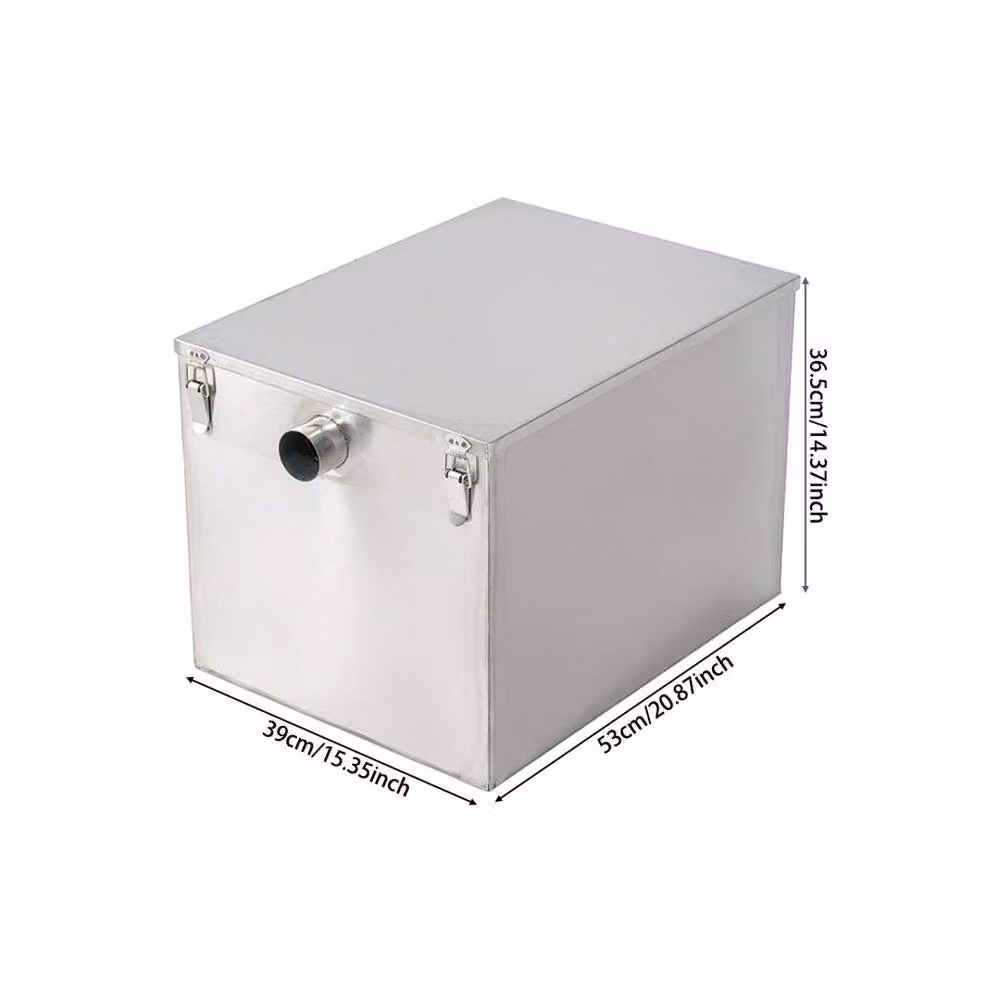 PAWNORA 74 Litre Kitchen Sink Grease Trap in Silver – 2