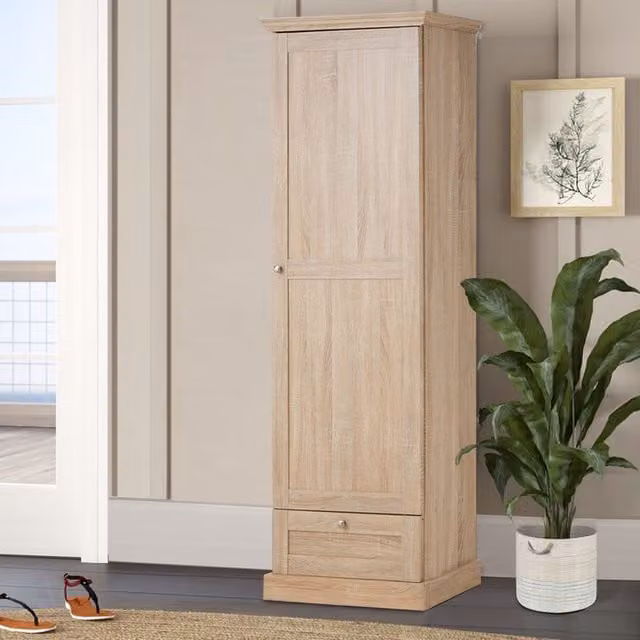 Loft24 Binz Tall Storage Cabinet in Oak