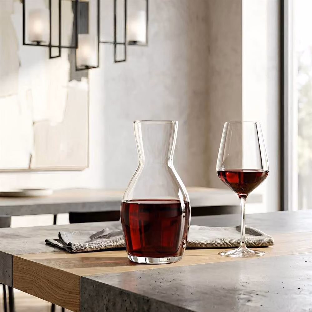Bormioli Rocco Ypsilon Glass Wine Carafe, 0.5 l, Transparent – 2