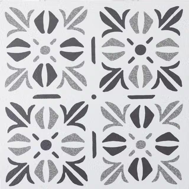 d-c-fix Cubia Pattern Self-Adhesive Vinyl Floor Tiles, Grey, 1sqm