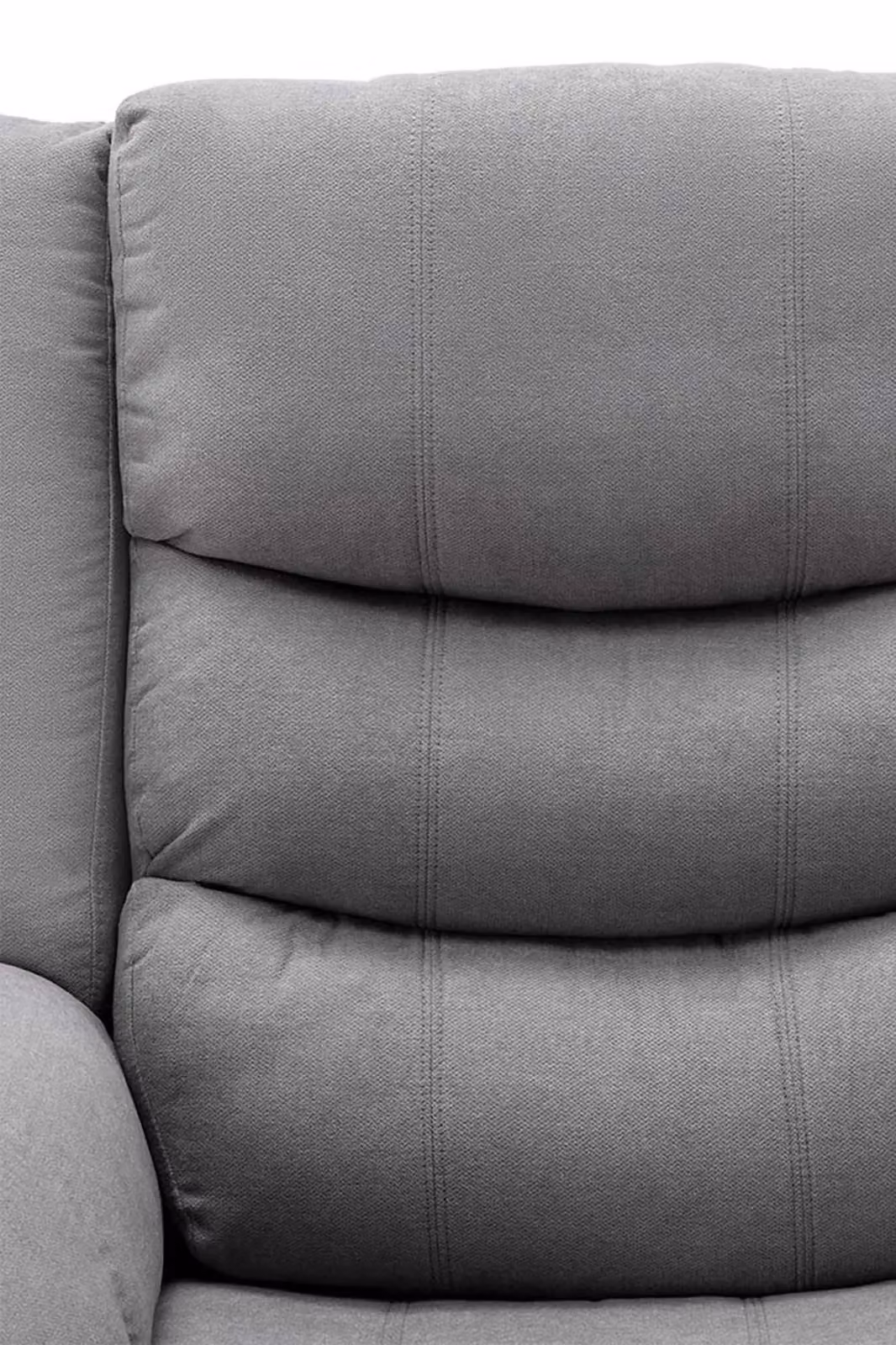 More4Homes Seattle Grey Fabric 1+3 Seater Electric Recliner Sofa Set – 3