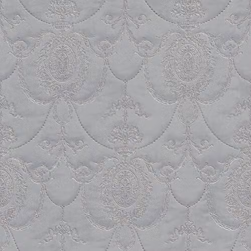 Rasch Trianon XIII 532128 Non Woven Wallpaper in Silver Grey, Abstract Classic-Chic Design, W: 0.53 m x L: 10.05 m