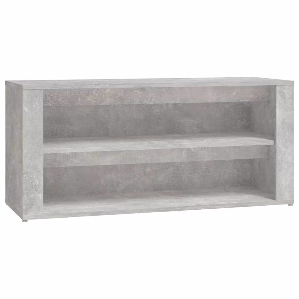 Berkfield Home Modern Grey MDF Shoe Rack, W/D/H: 100 x 35 x 45 cm – 2