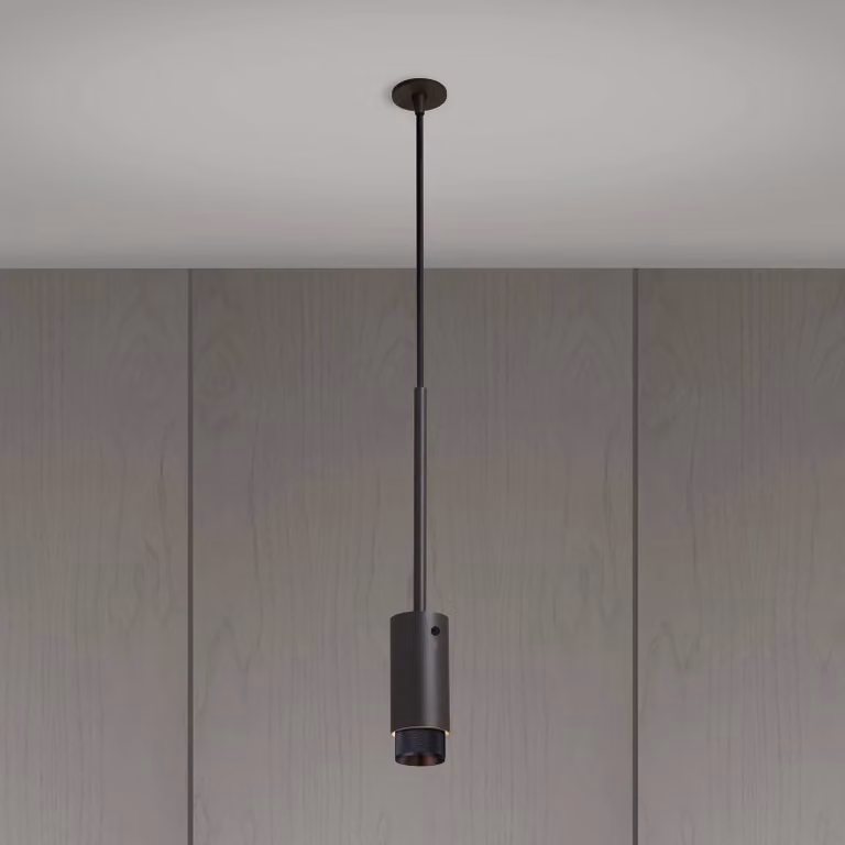 Buster + Punch Exhaust Pendant Spotlight in Grey Metal