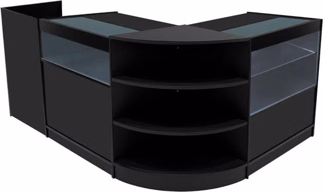 Monstershop Europa LED Shop Counter Set B900, C900, TB60 & LM60 in Black – 1
