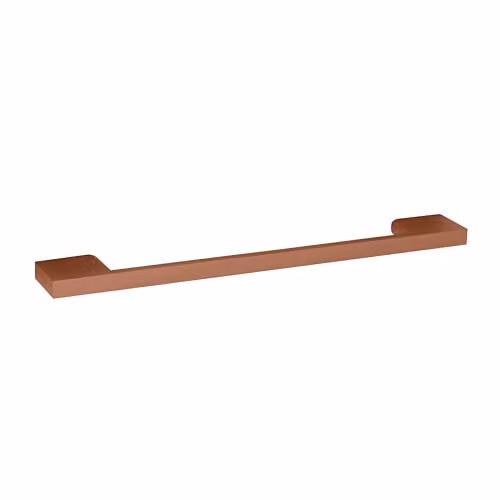 Balterley Square D Shape Kitchen and Bathroom Cupboard Handles, Copper, W/D/H: 223 x 28 x 8 mm, 192 mm Centres
