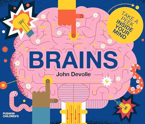 Brains (Big Science for Little Minds) by Pushkin Children's Books, Multicolour Paper Book