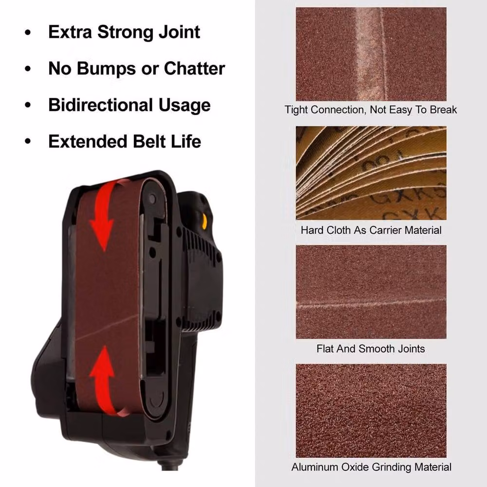 EONLION 26 Piece Brown Sanding Belts Set – 3