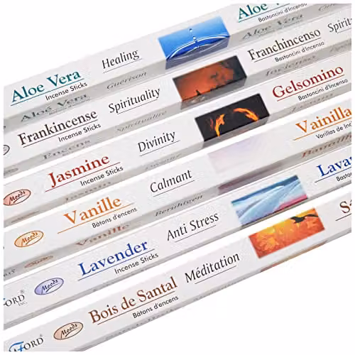 KDMD Stamford Moods in White Incense Gift Set with Multicolour Sticks – 2