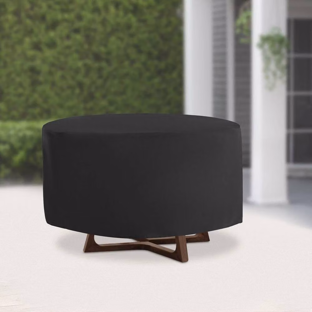 Kelvenix Waterproof Round Patio Table and Chair Cover in Black – 3