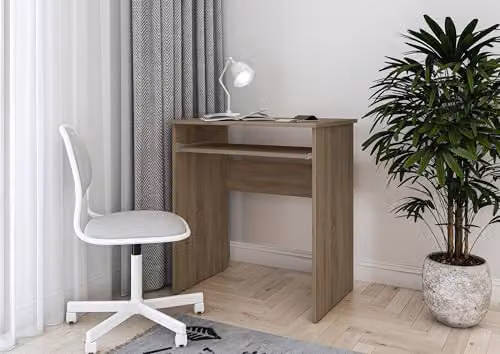 Shefa Modern Computer Desk in Brown, W/D/H: 68 x 50 x 75 cm – 2