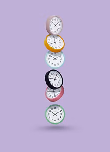 Acctim Elstow Retro Style Round Quartz Wall Clock in Green, Diameter: 20 cm – 2