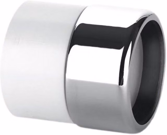 McAlpine Silver Chrome Plated Brass and ABS Coupling 1.5 inch – 1