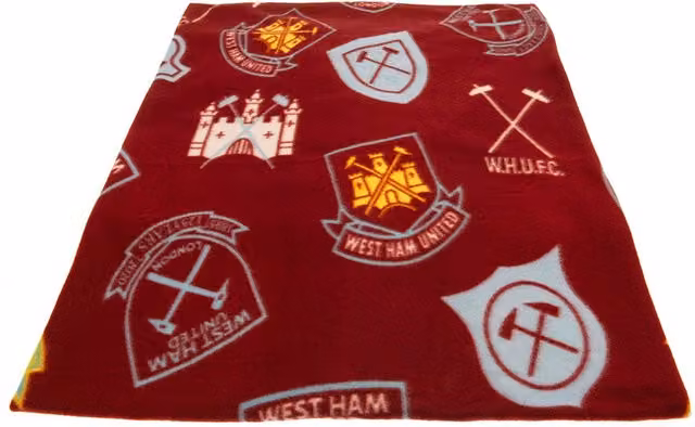 West Ham United FC Maroon Fleece Blanket – 1