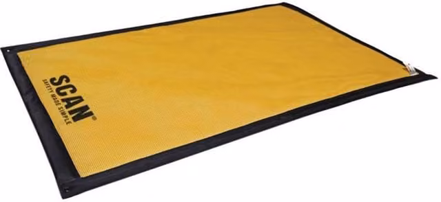 Scan Medium Spill Trap in Yellow, 15.5 Litre, W: 69 cm, D: 99 cm