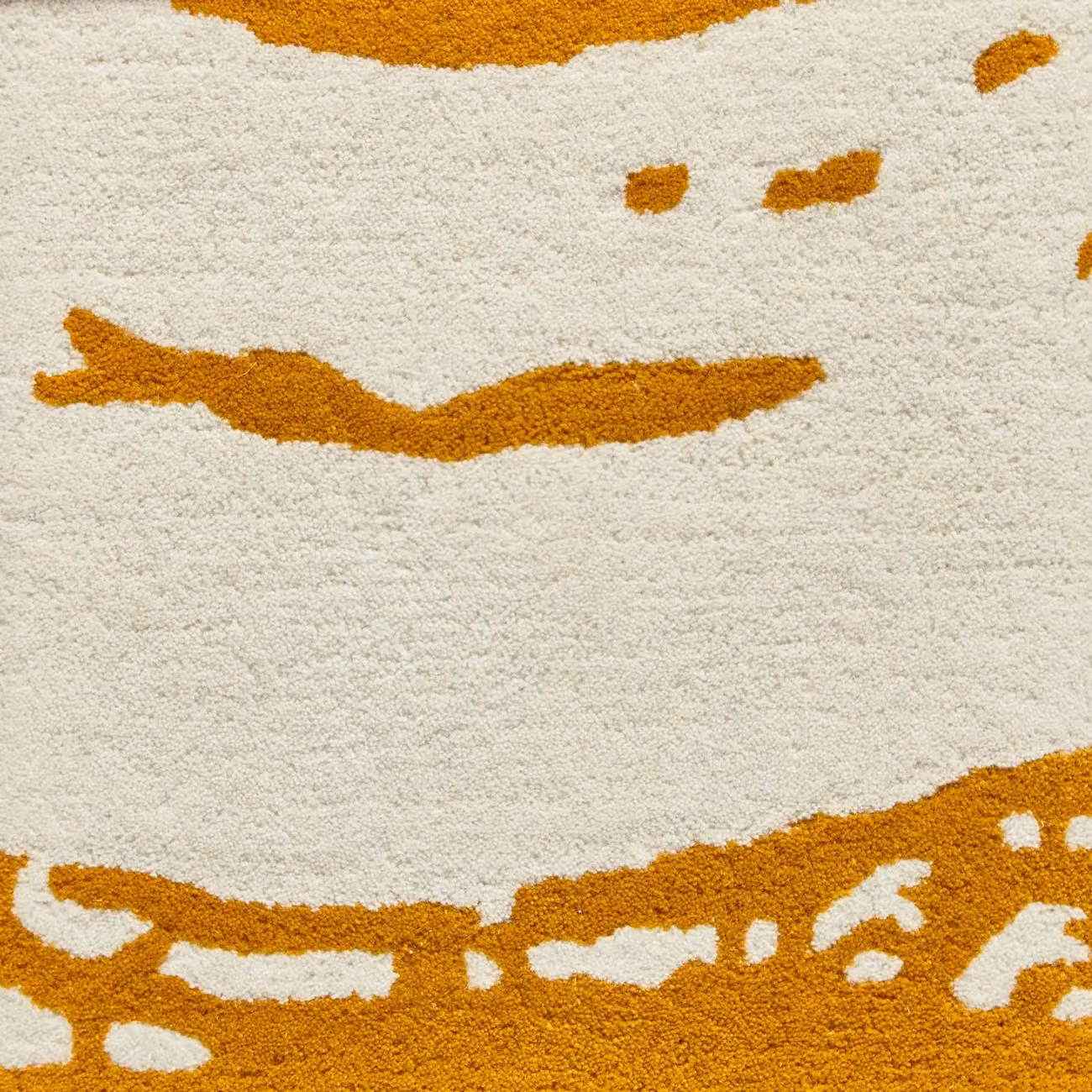 The Rug Shop UK Yellow Abstract Wool Area Rug, W: 150 cm, L: 230 cm – 2