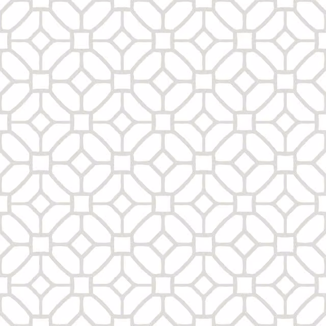 Floor Pops Pack of 10 Self Adhesive Geometric Vinyl Floor Tiles in Grey and White