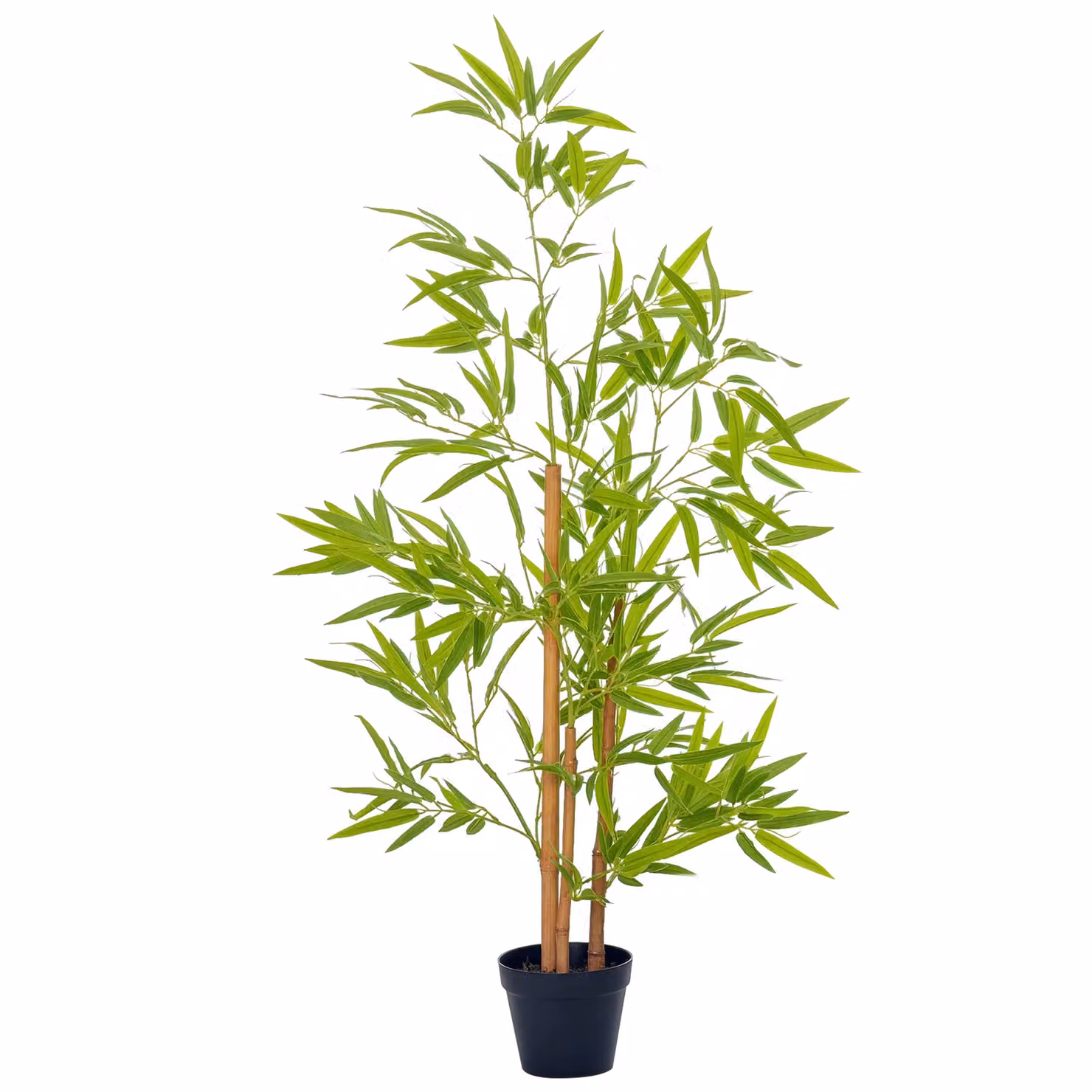 Outsunny Set of 2 Green Artificial Bamboo Tabletop Trees, Height: 120 cm – 3